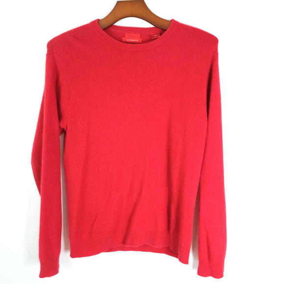 Men's IZOD 100% Cashmere Crew Neck Sweater Red SZ Medium - Picture 1 of 8